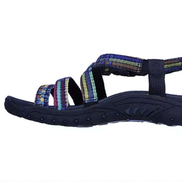 Skechers Womens Reggae Sew Me Strap Sandals Size 8 - Picture 4 of 4